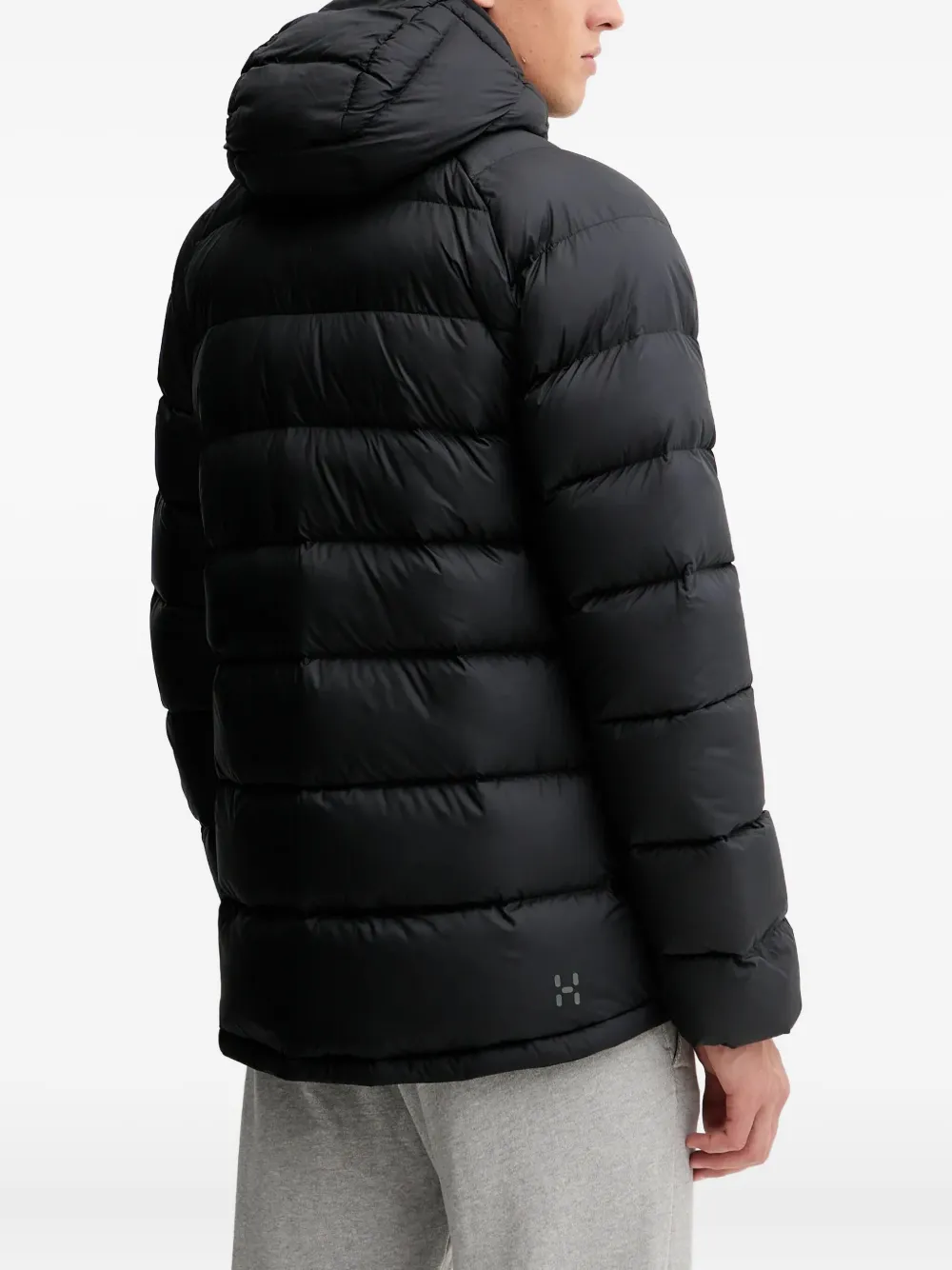 Haglöfs Rosson Hooded Zip-fastening Jacket In Black