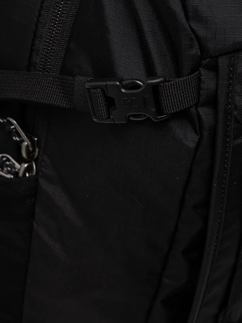 Haglöfs Vide Logo Drawstring Backpack In Black