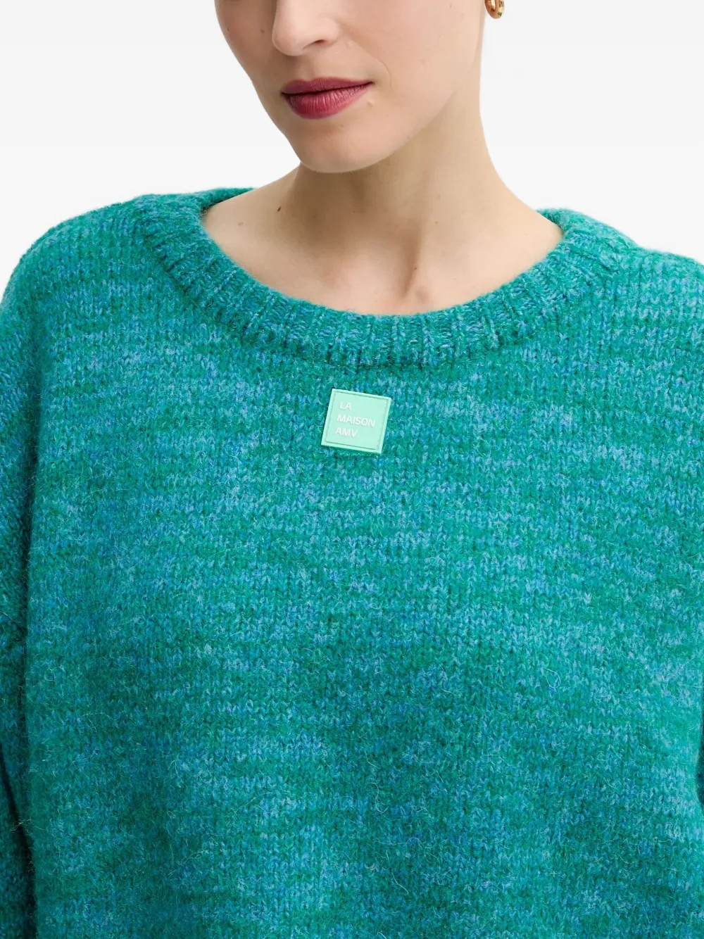 American Vintage Celmou gebreide trui Groen