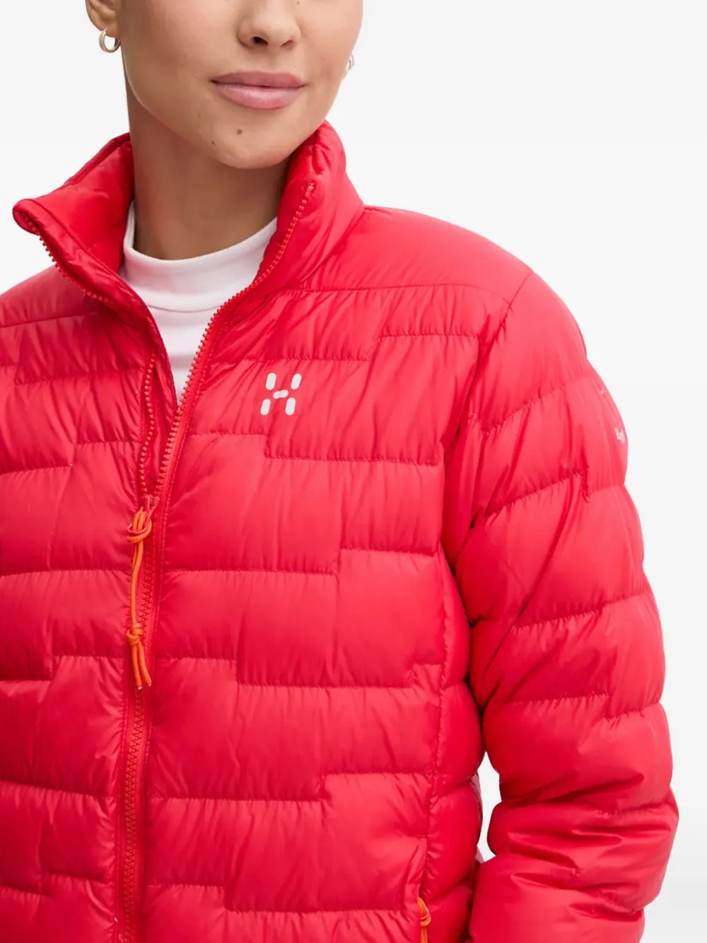 Haglöfs Roc Flash Down Zip-up Jacket In Red
