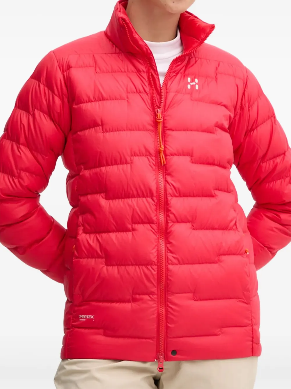 Haglöfs ROC Flash Down zip-up jacket | Red | Image 1