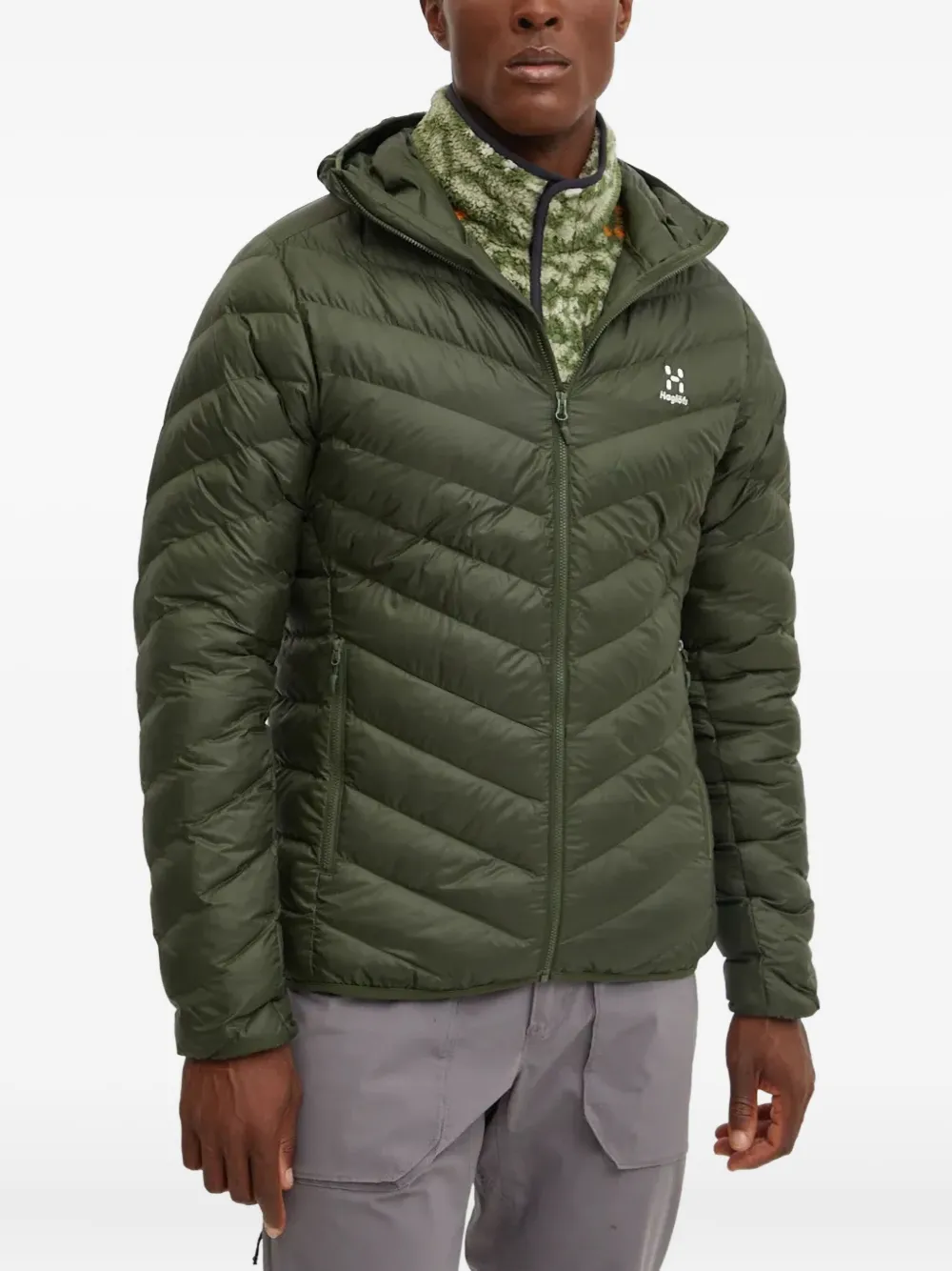 Haglöfs Särna Mimic hooded jacket | Green | Image 1