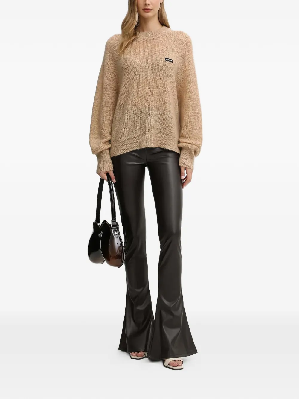 Aniye By Carly flared broek - Bruin