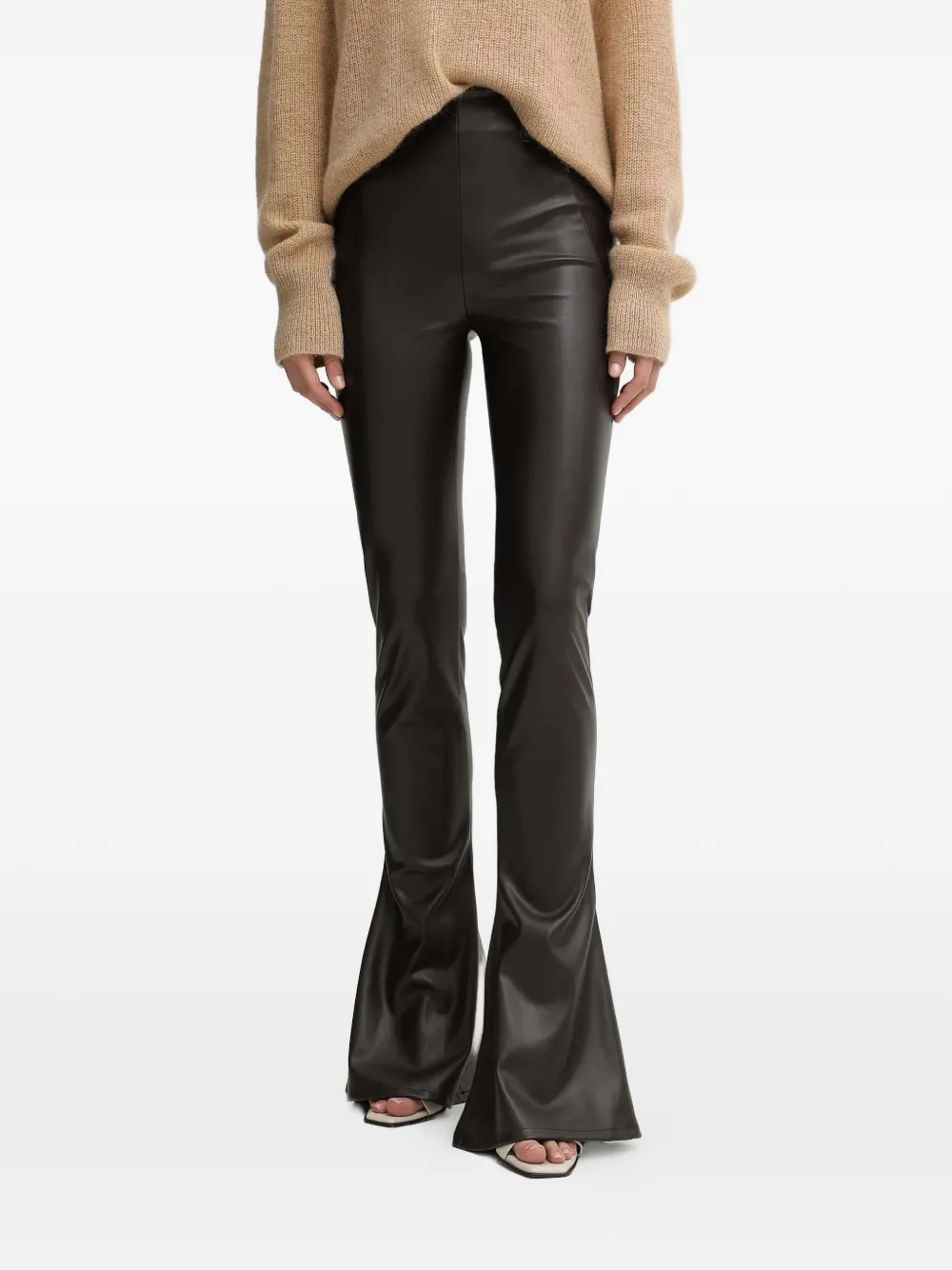 Aniye By Carly flared trousers - Braun