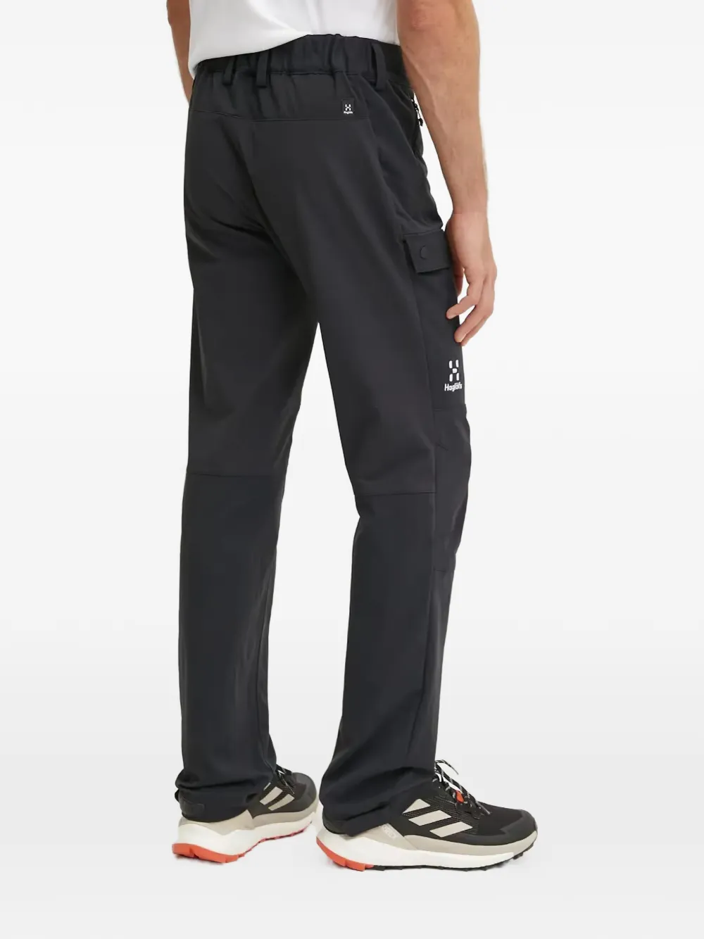 Haglöfs Broek met logo Zwart