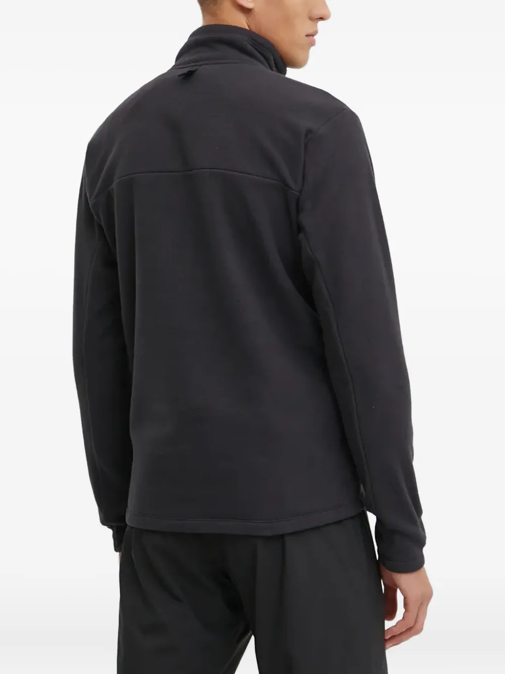 Haglöfs Mora Half-buttoned Sweatshirt In Black