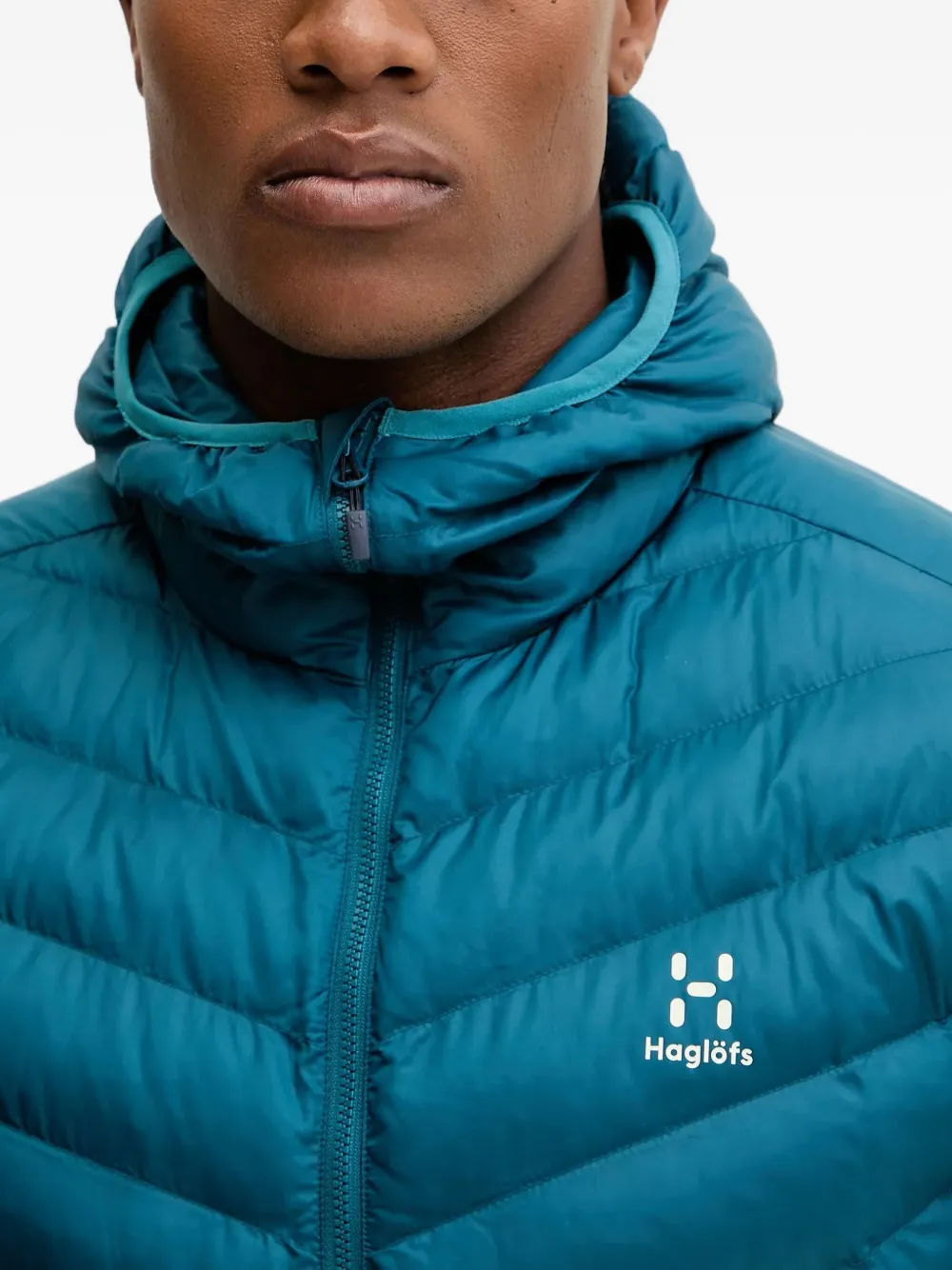 Haglöfs Särna Mimic Hooded Jacket In Blue