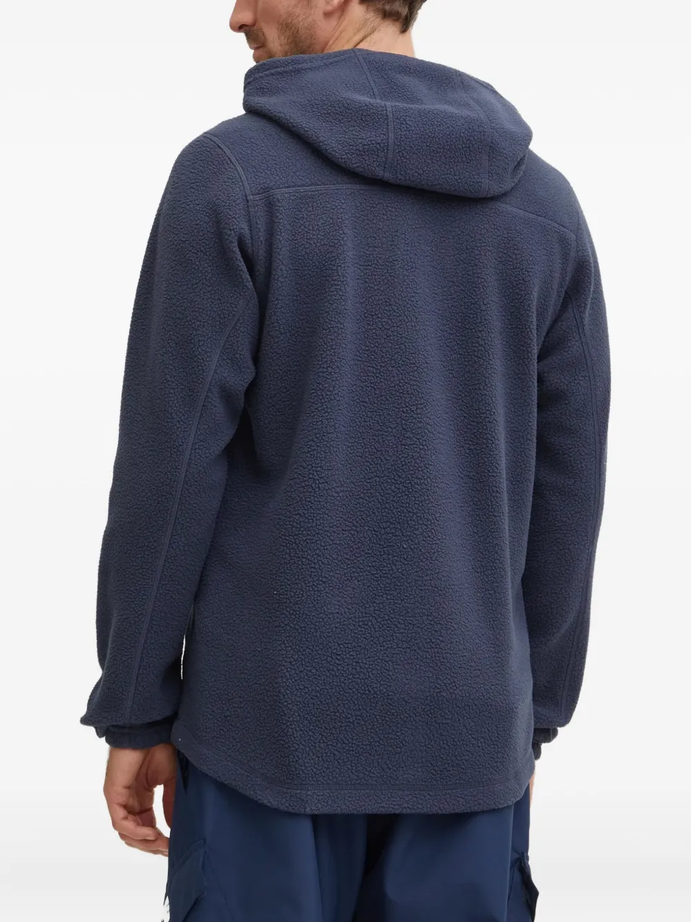 Haglöfs Malung Pile Hooded Zip-up Jacket In Blue