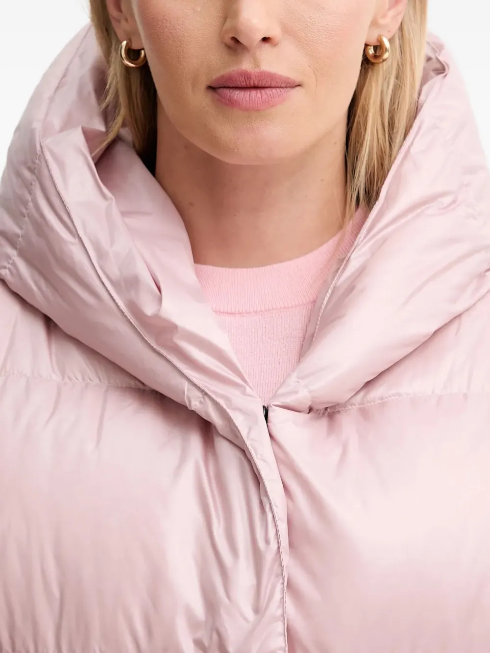 Mmc Studio Jesso Hooded Tie Jacket In Pink