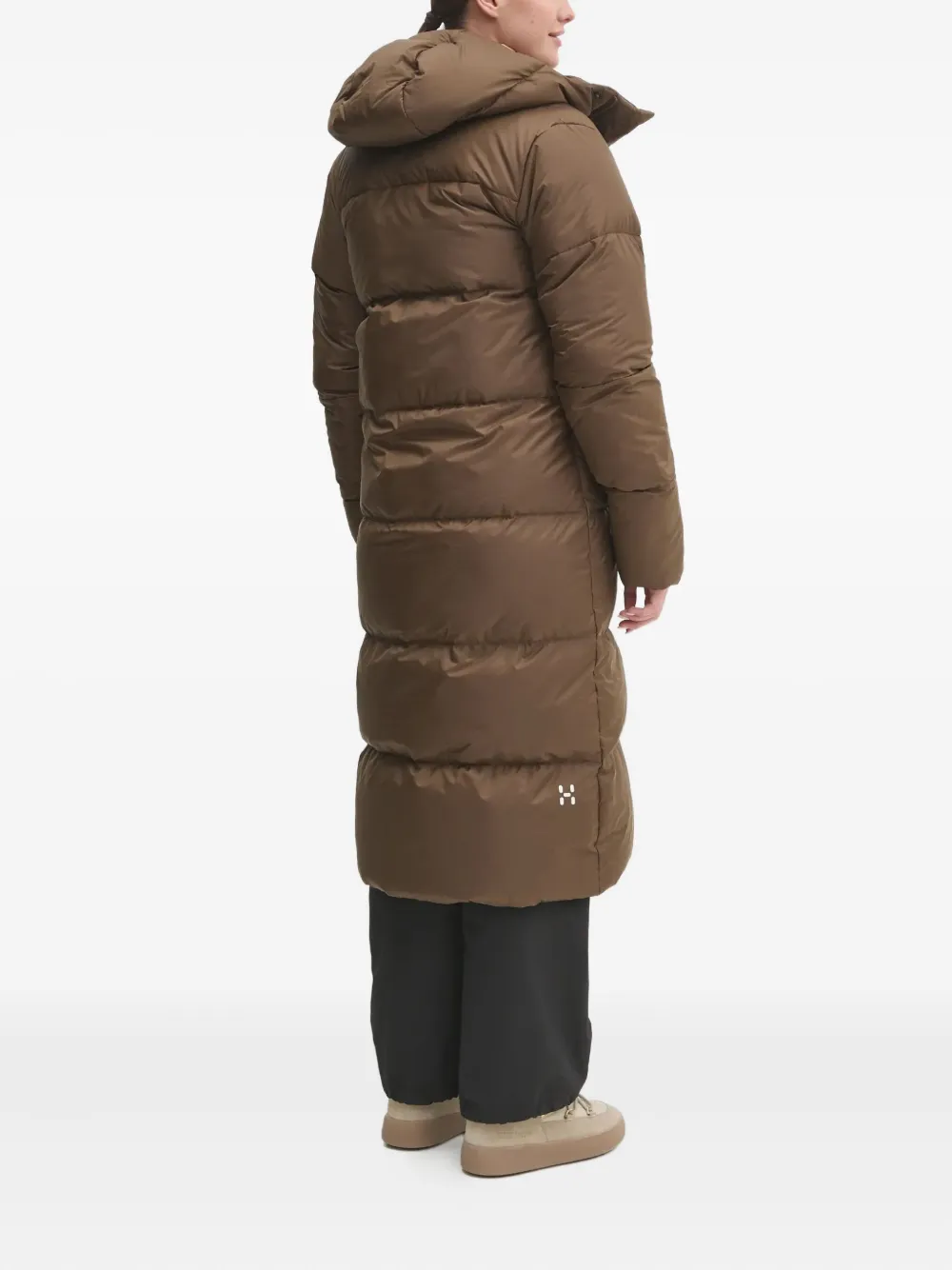 Haglöfs Hooded Padded Coat In Animal Print