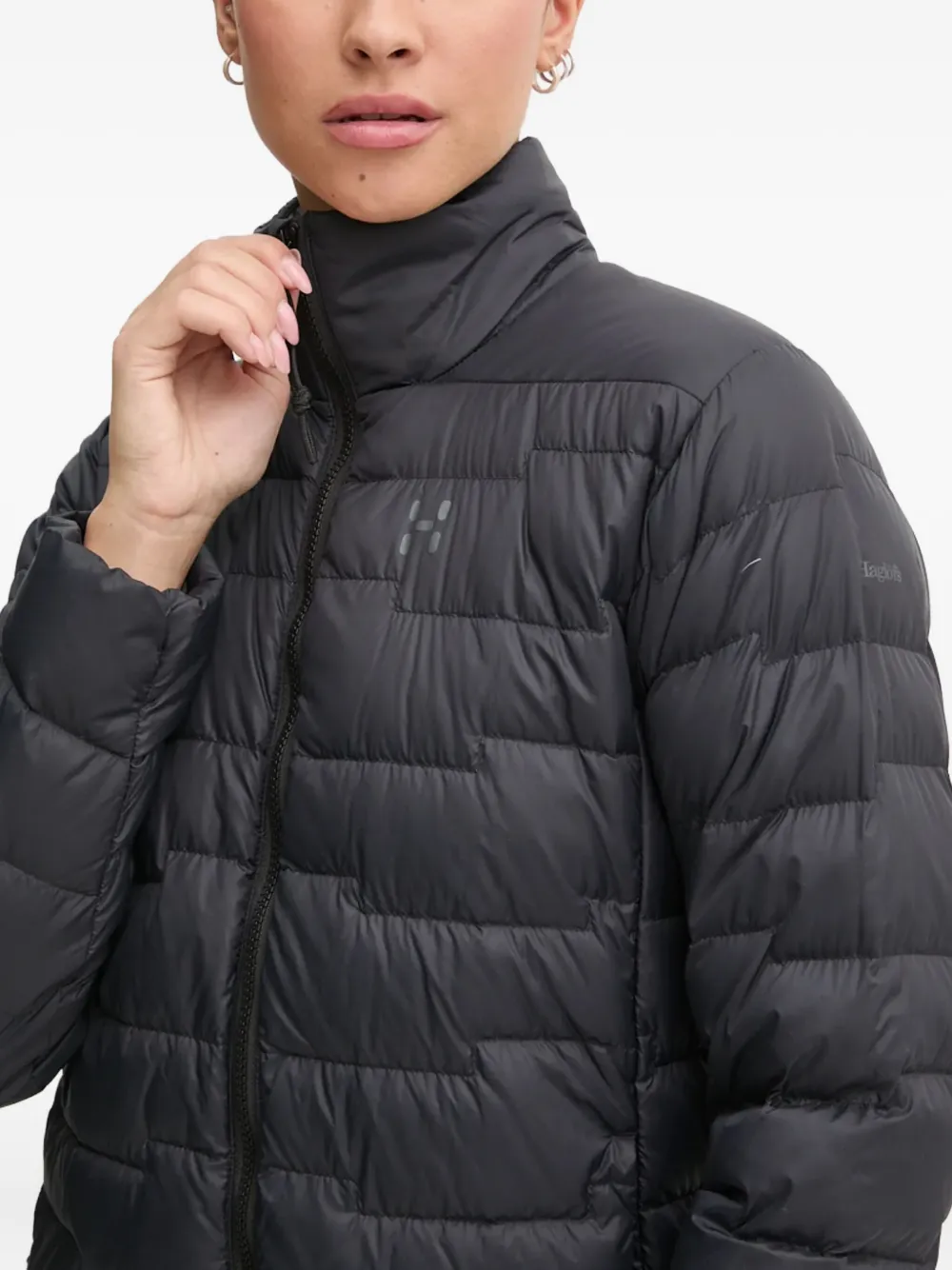Haglöfs Roc Flash Down Quilted Jacket In Black
