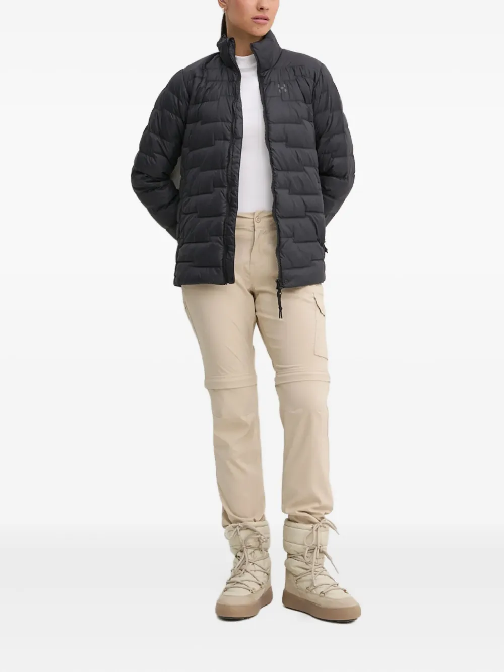 Haglöfs ROC Flash Down quilted jacket - Zwart