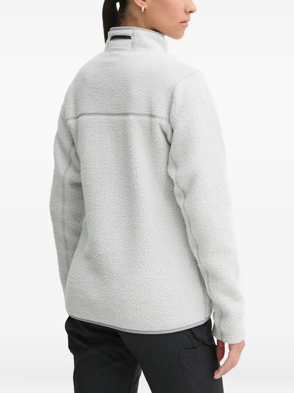 Haglöfs Mossa Pile Fleece-texture Jacket In Gray