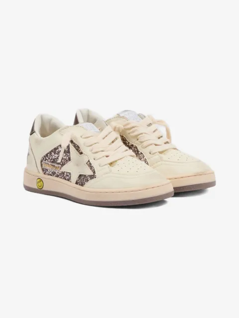 Golden Goose Kids Ball Star glitter sneakers
