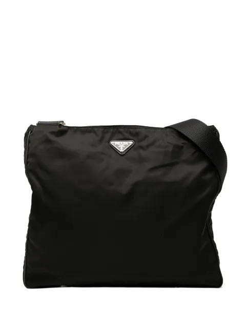 Prada Pre-Owned bolsa crossbody Tessuto con cierre en la parte superior 2013-2025