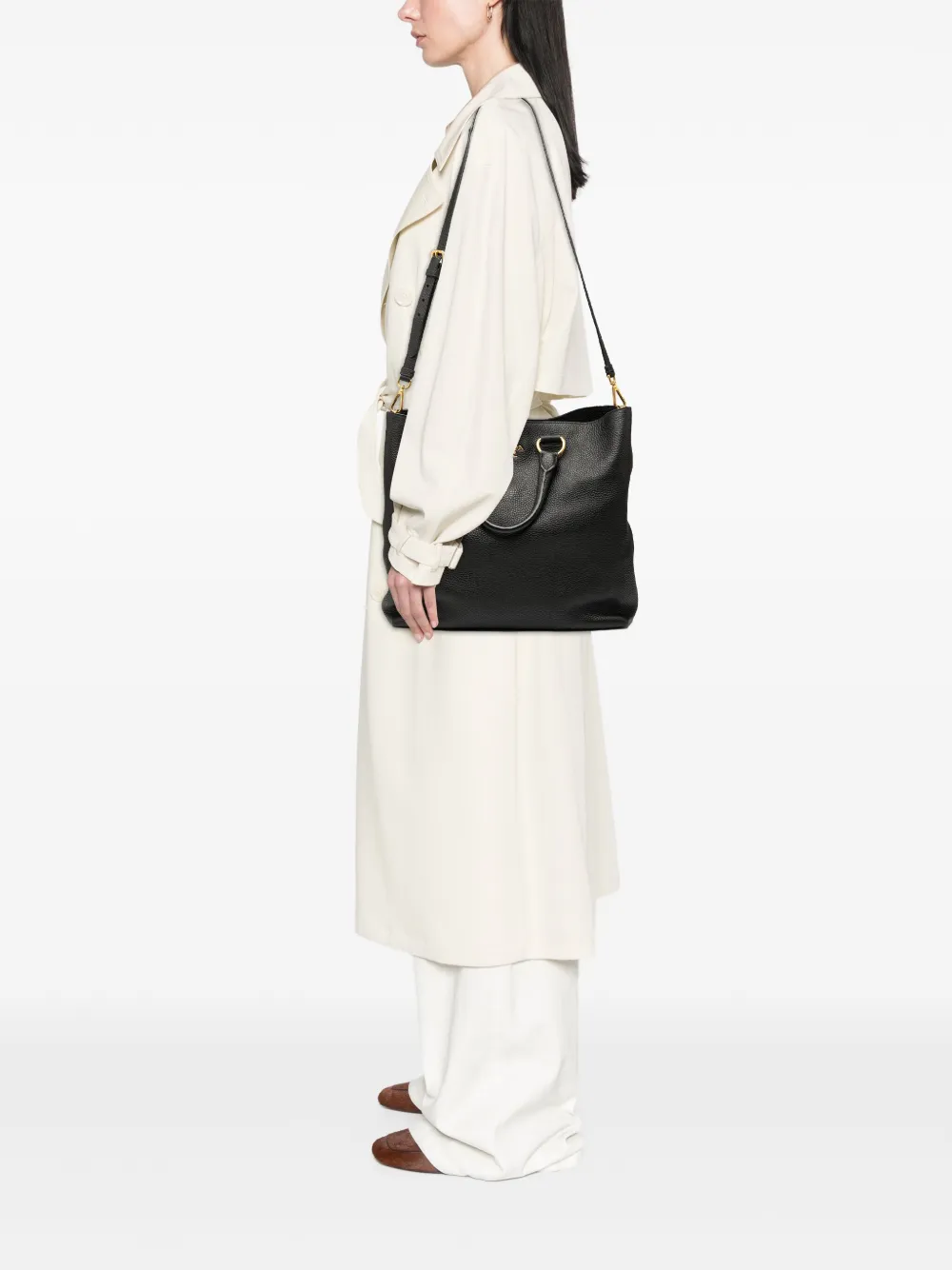 Prada Pre-Owned 2013-2025 Vitello Daino Open Convertible Tote satchel | Pre-Owned | Image 2