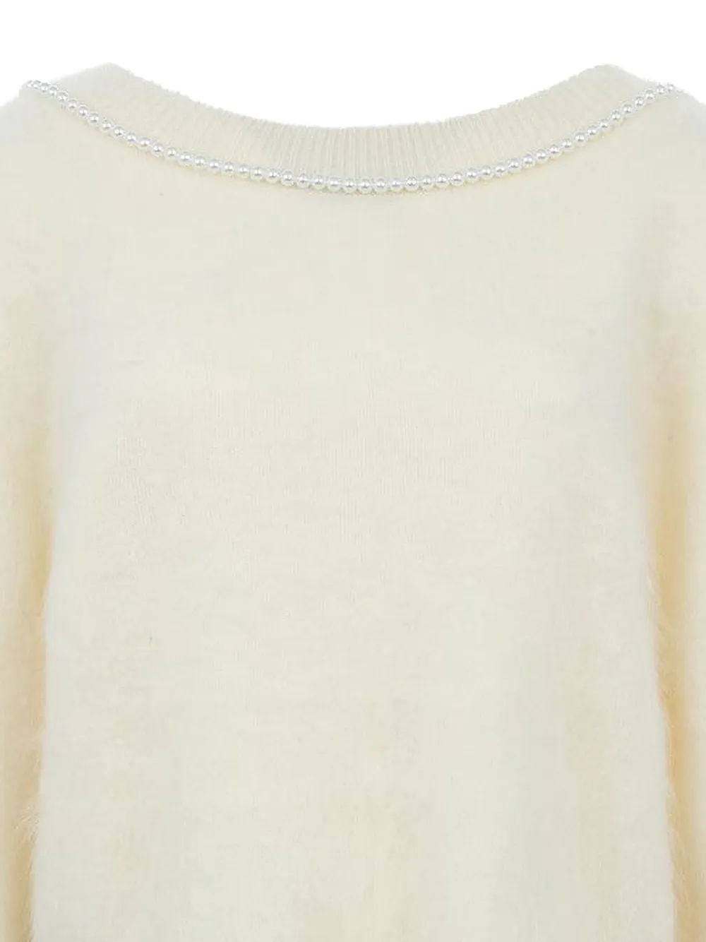 Bernadette Solene Pearly Low-back Cashmere Sweater In Multi
