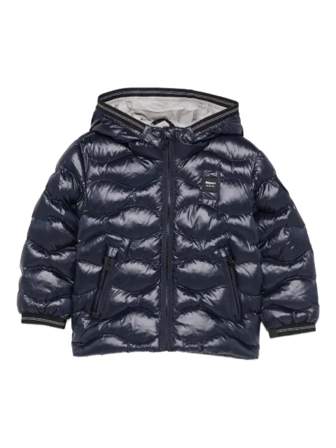 Blauer hooded quilted jacket