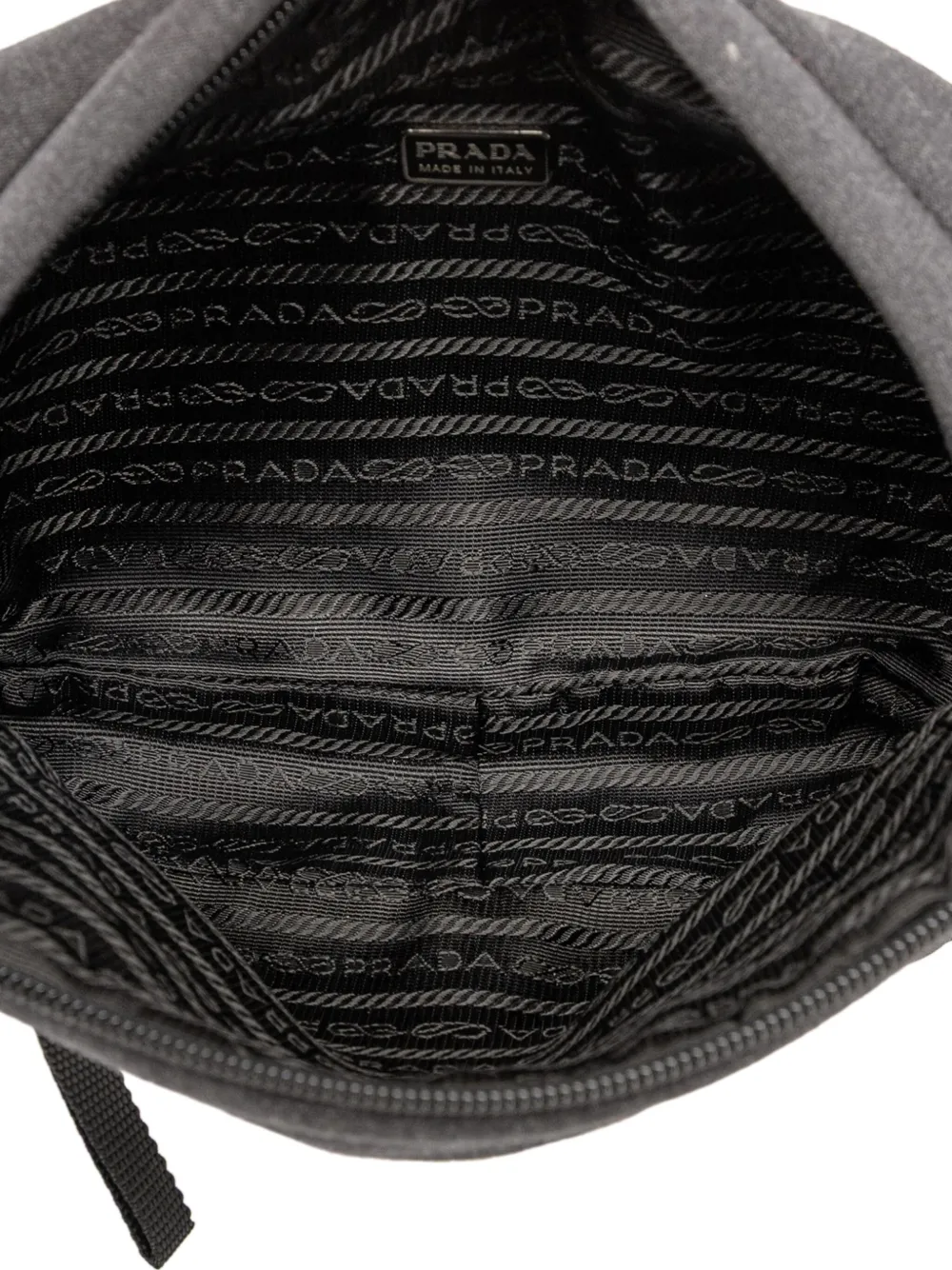 PRADA Pre-owned 1995 Polyester Pouch In Gray