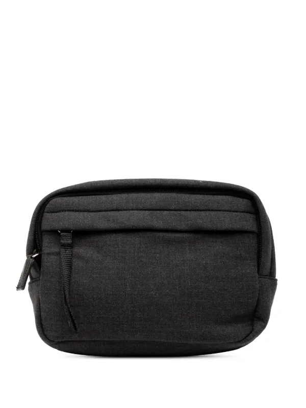 Prada Pre-owned 1995 Polyester Pouch in Grey