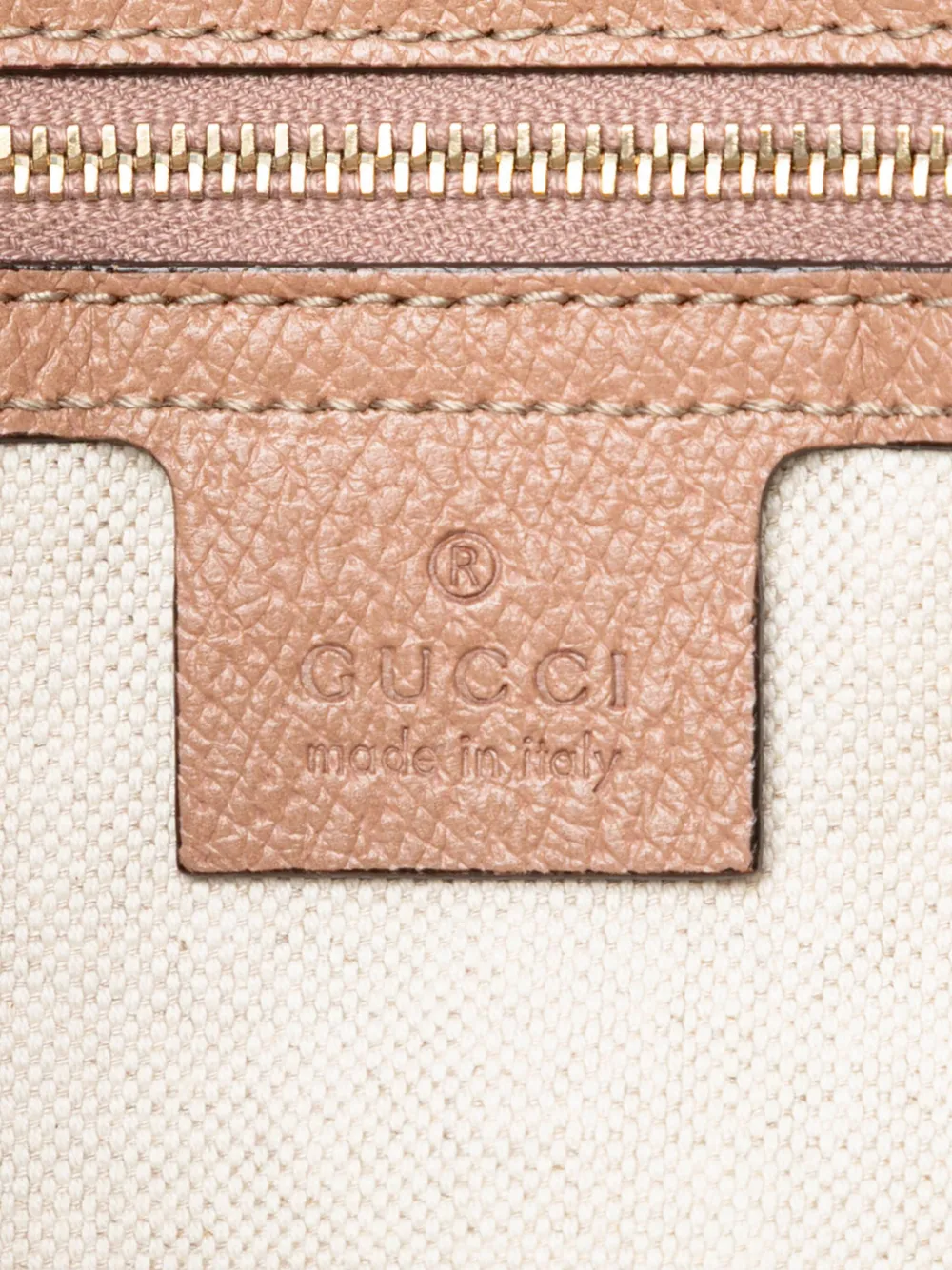 Pre-owned Gucci 2016-2025 Gg Canvas Bree Shoulder Bag In Brown