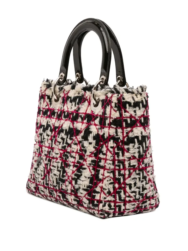 Christian Dior Pre-Owned 2011 ミディアム ツイード カナージュ 