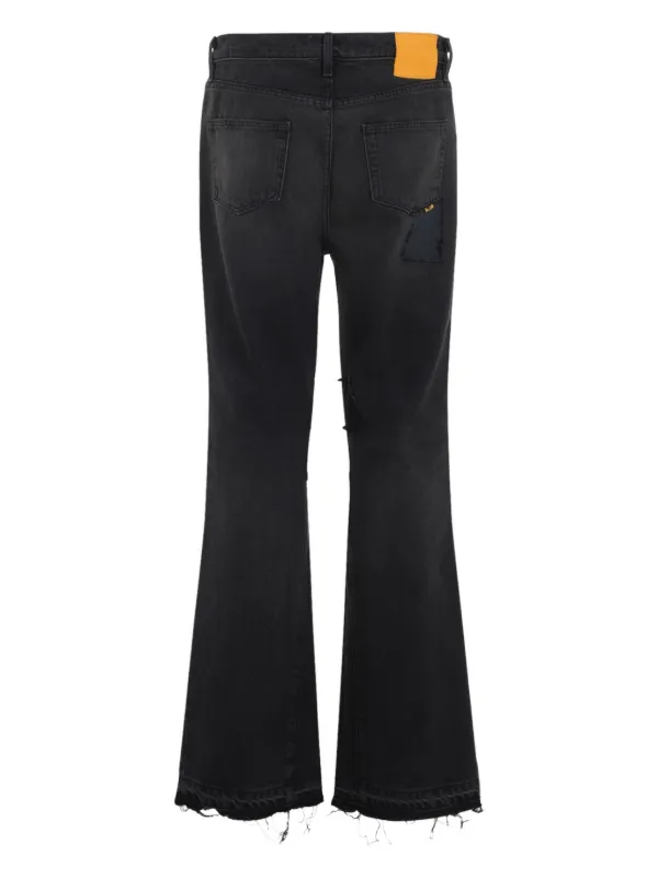 GALLERY DEPT. パッチ フレイド ジーンズ | ブラック | FARFETCH JP