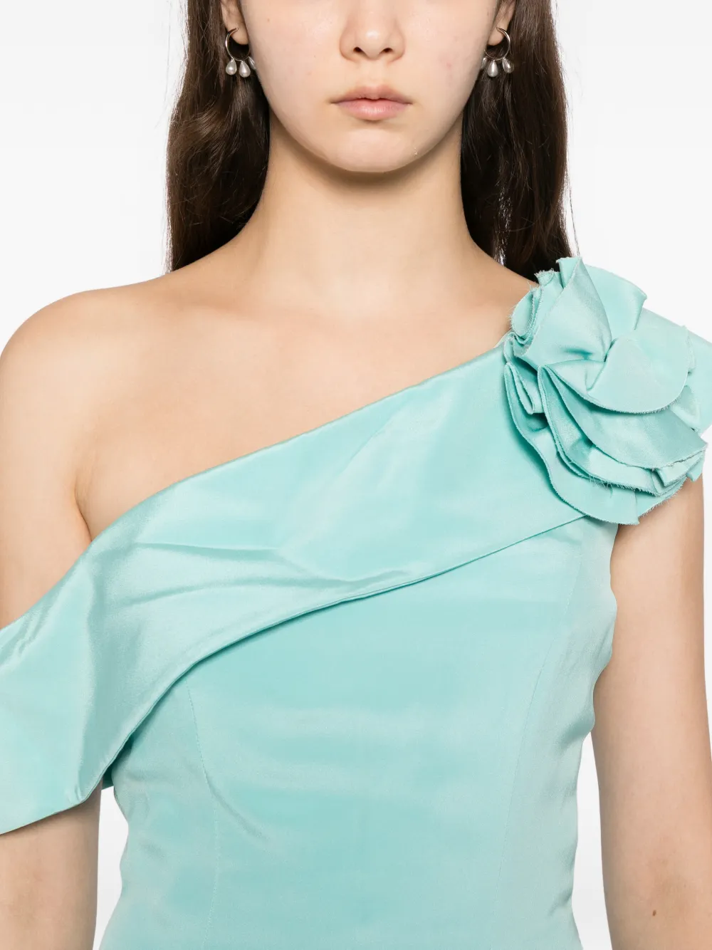 Saiid Kobeisy Asymmetrische jurk Blauw