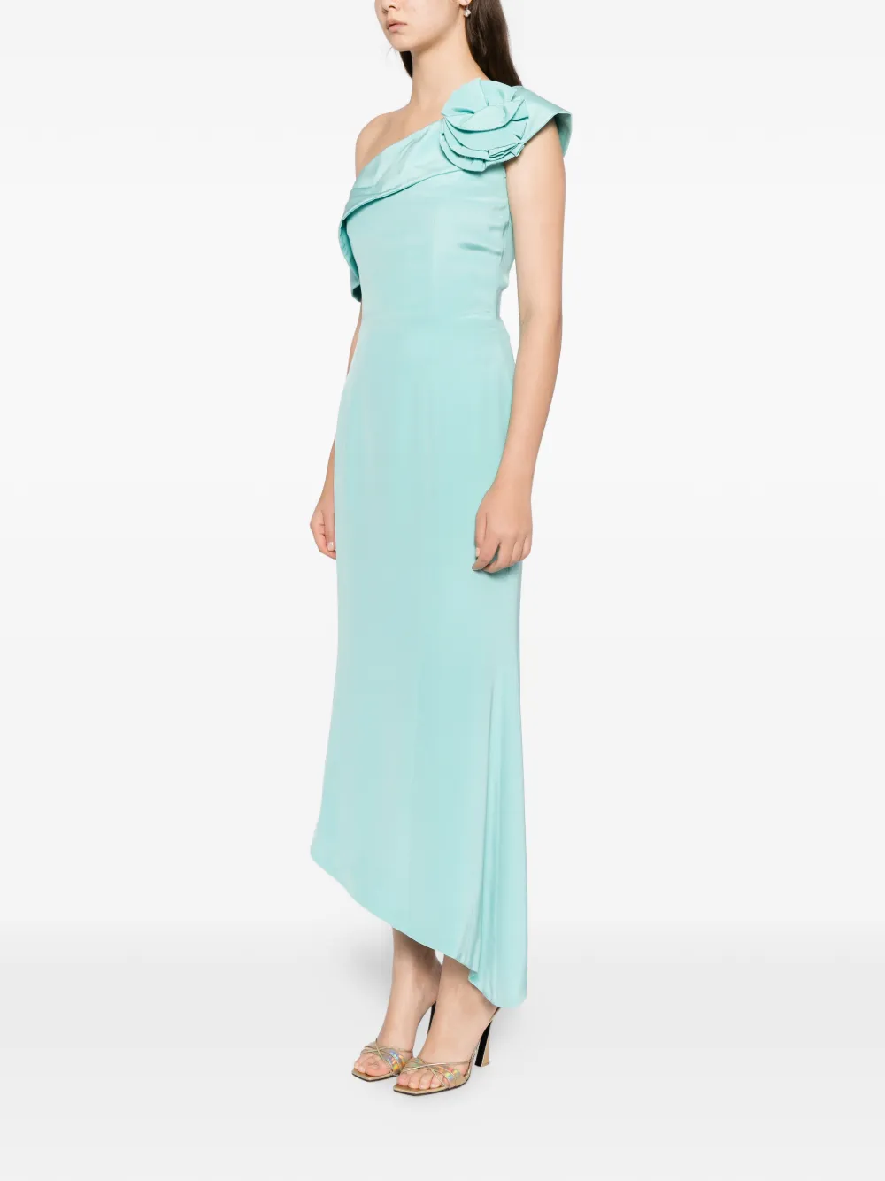 Saiid Kobeisy Asymmetrische jurk Blauw