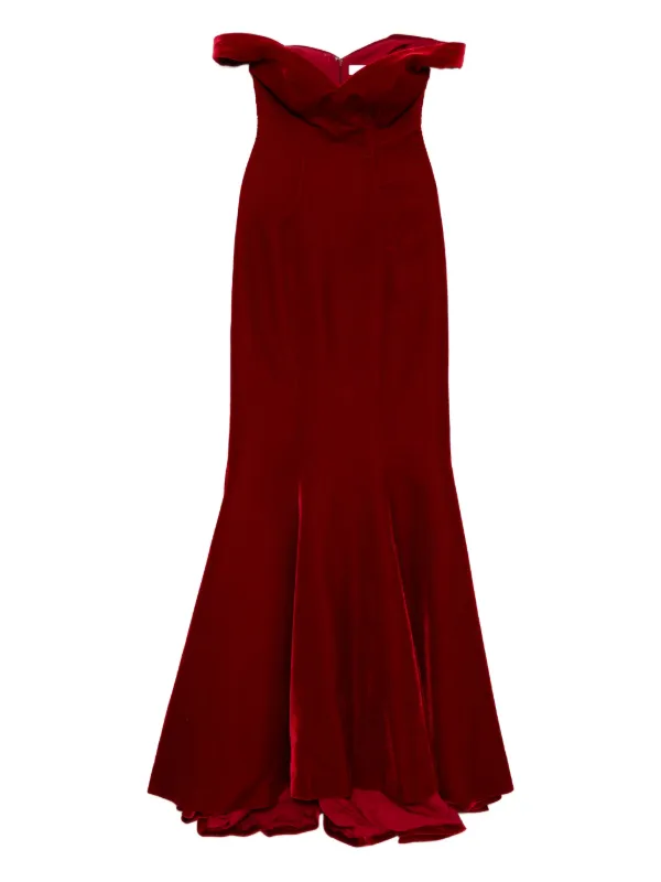 green emerald velvet dress Crepe Dress With Cape  Saiid Kobeisy Online