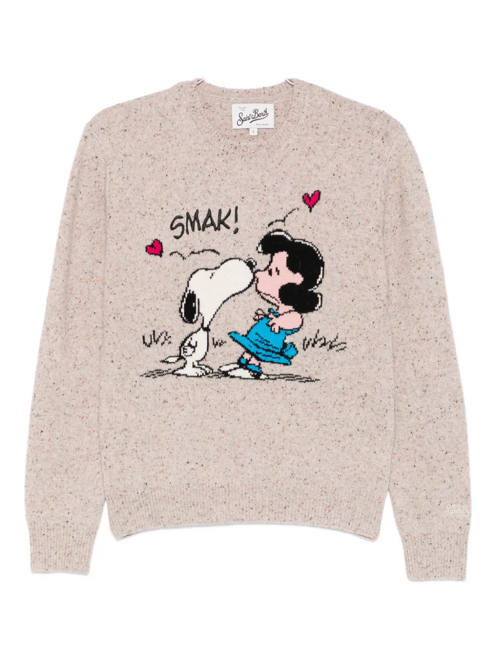 Mc2 Saint Barth X Peanuts Long-sleeve Sweater In Neutral