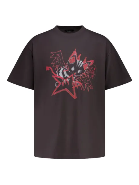 We11done Camiseta com estampa gráfica