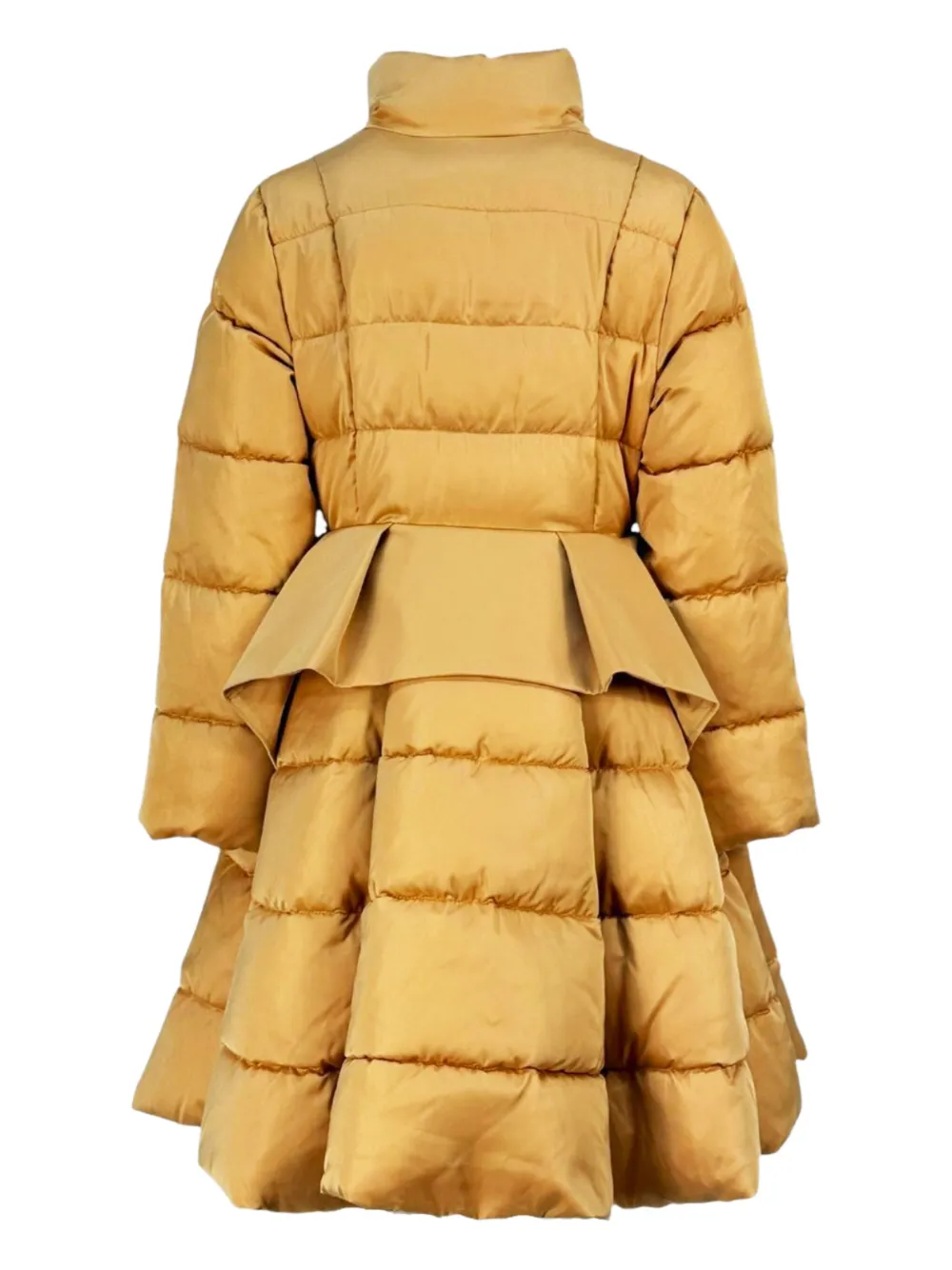 Elisabetta Franchi La Mia Bambina Jas met ruches Geel