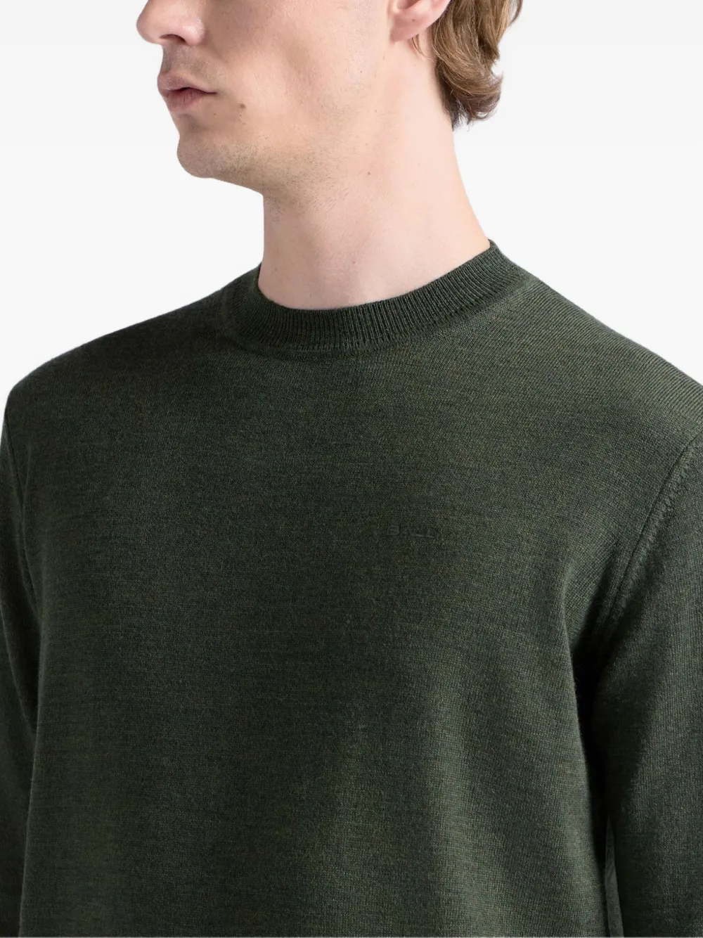Bally Crew-neck Sweater In Green