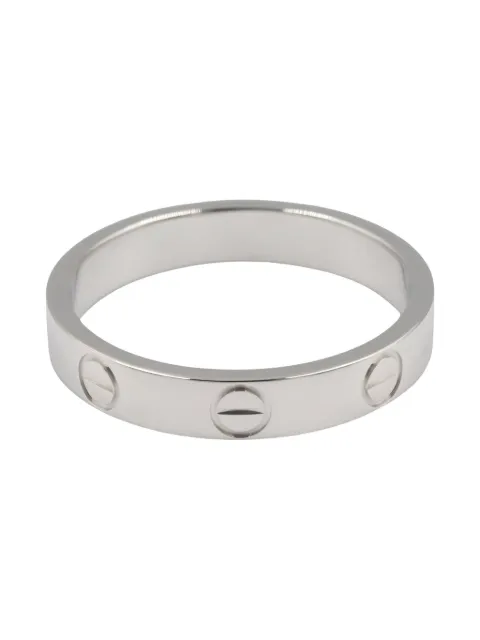 Cartier 2010s Love リング 18Kホワイトゴールド