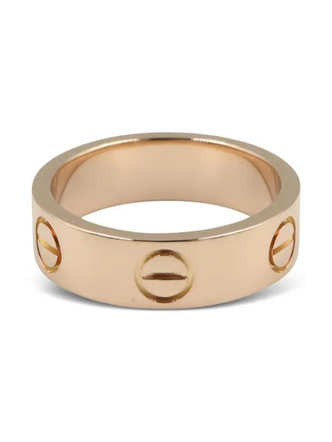 Cartier 2010s 18K rose gold love ring