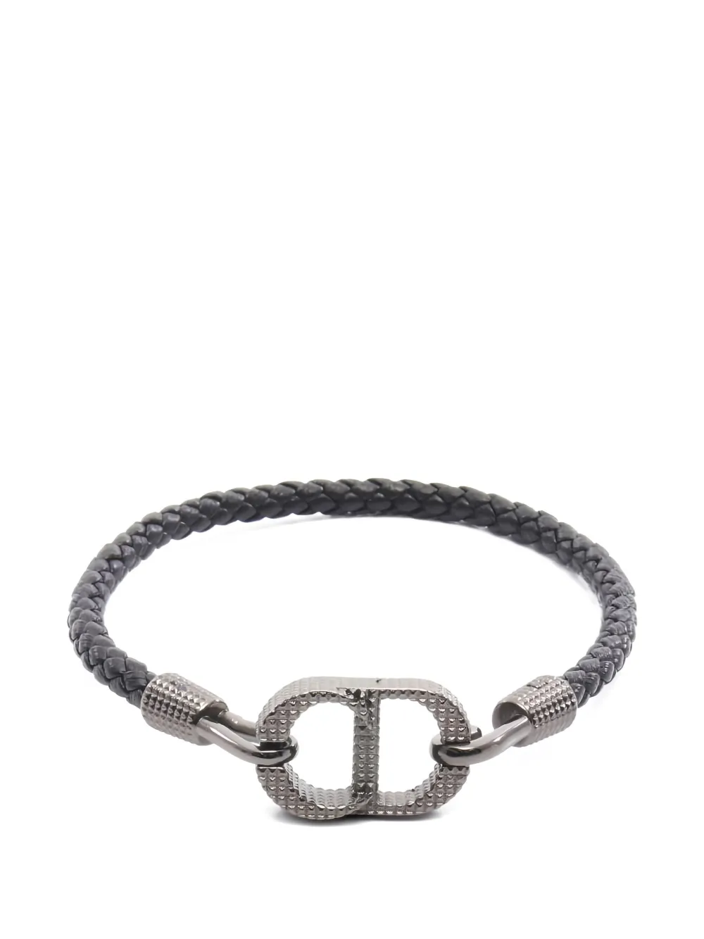 Christian Dior Pre-Owned 2020s CD Icon leather bracelet - Nero