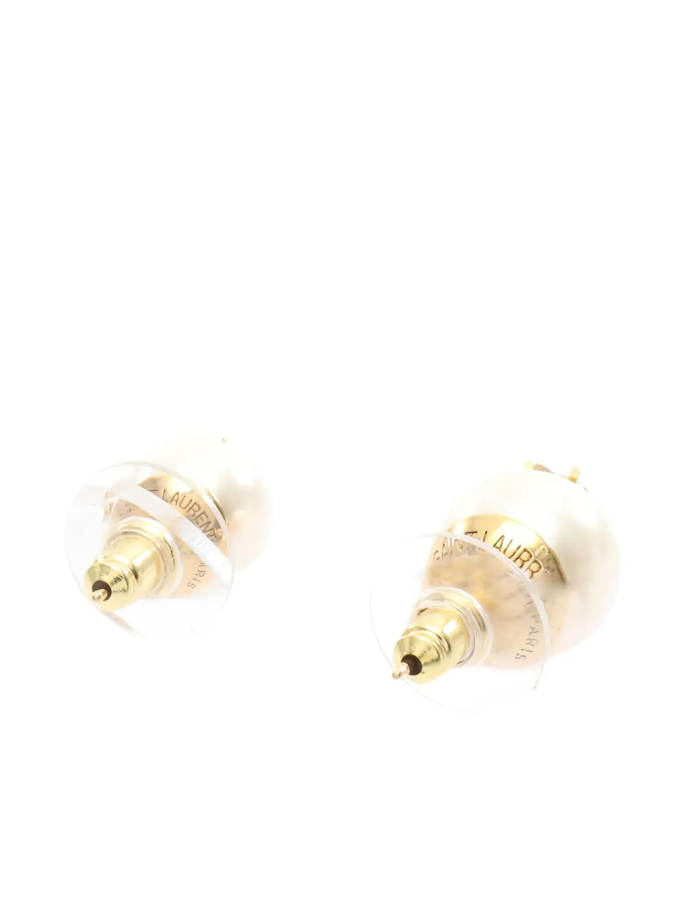 Saint Laurent Pre-Owned aretes Cassandre con perla artificial 2020 | Image 2