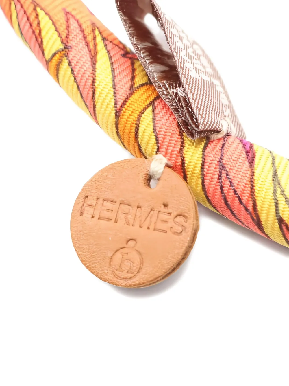 HERMES Pre-owned Brid De Sowa Choker In Orange