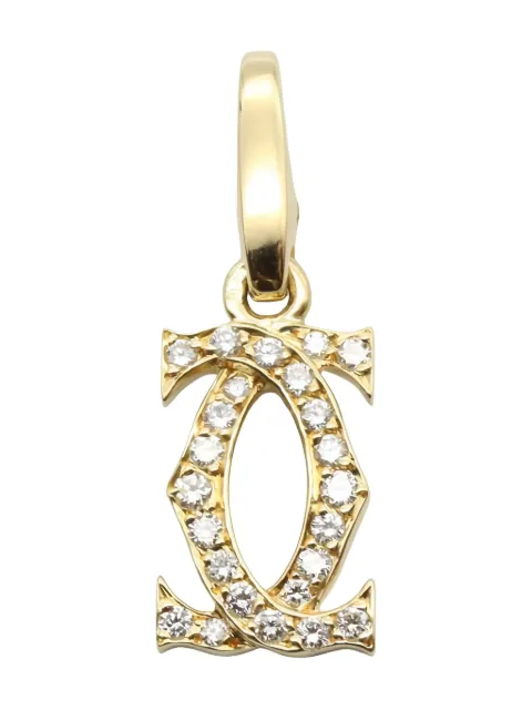 Cartier 2010s 18K yellow gold charm-diamond pendant