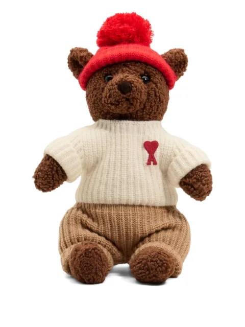 AMI Paris logo-detail plush
