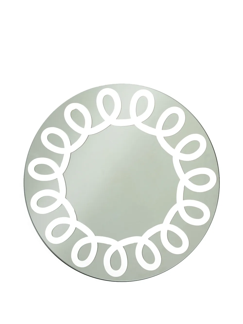 Gervasoni 1882 Brick 99 patterned mirror (50cm) | White | Image 1