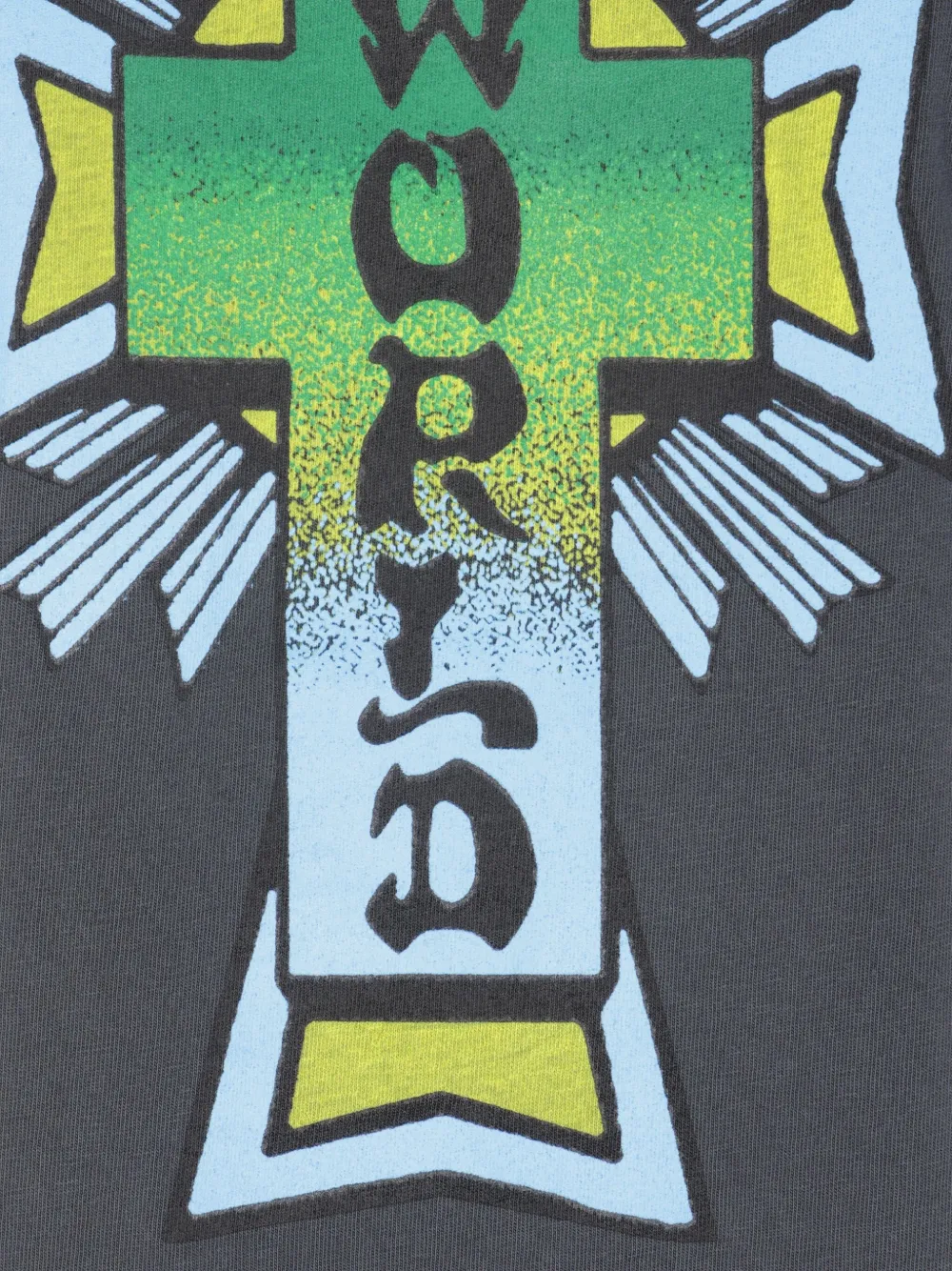 Cherry World Graphic-print T-shirt In Gray