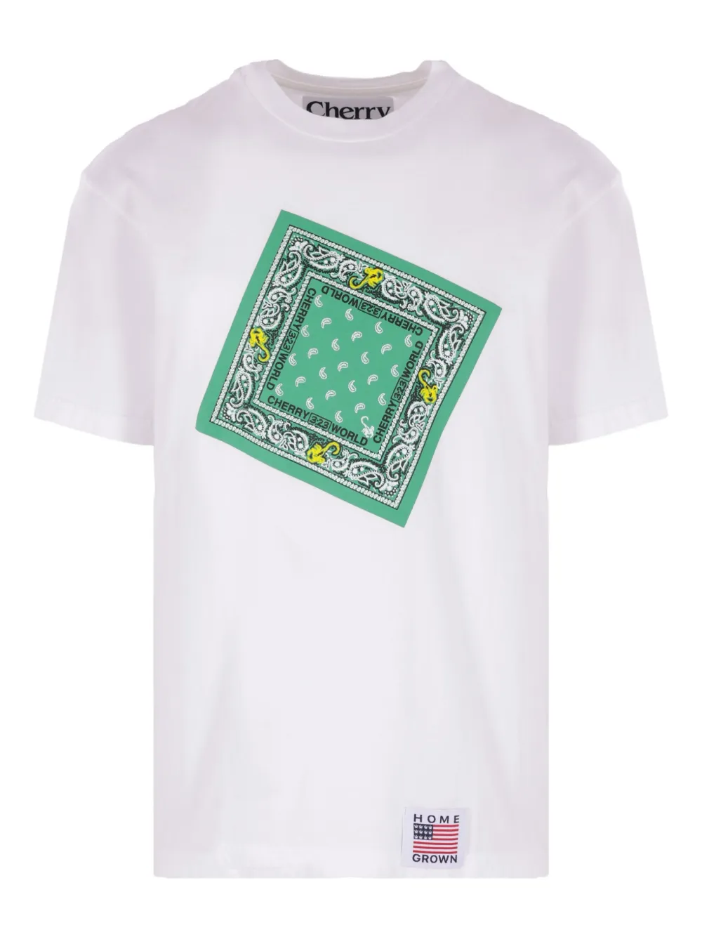 Cherry World Bandana graphic-print T-shirt | White | Image 1