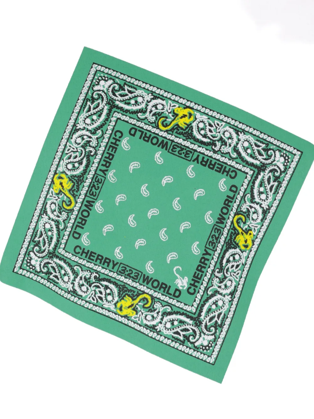 Cherry World Bandana Graphic-print T-shirt In White