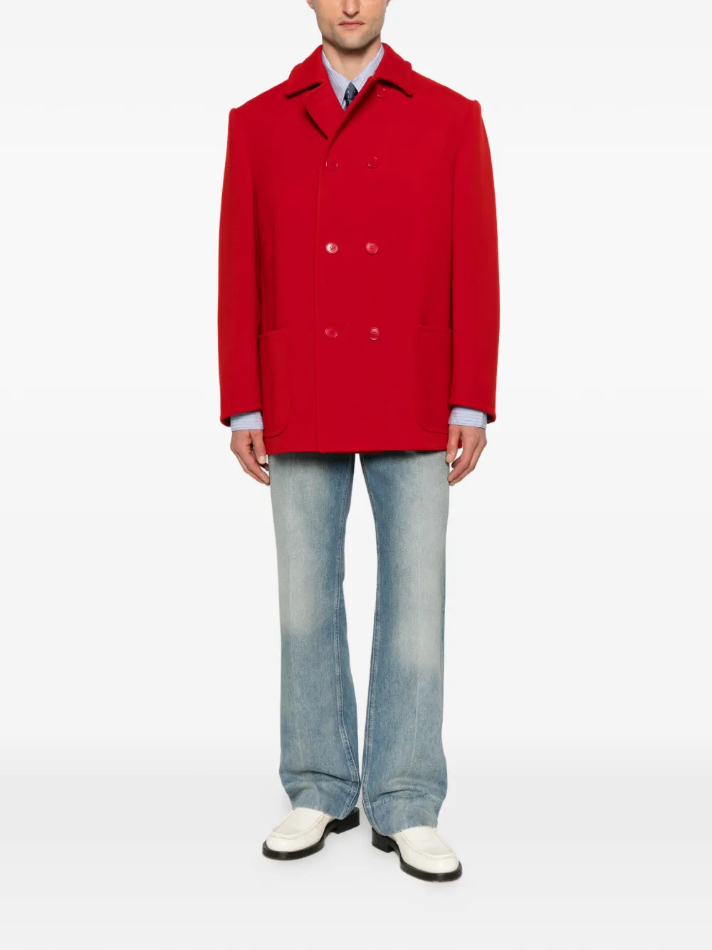 Romeo Gigli Pre-Owned abrigo con doble botonadura 1990 | Image 2