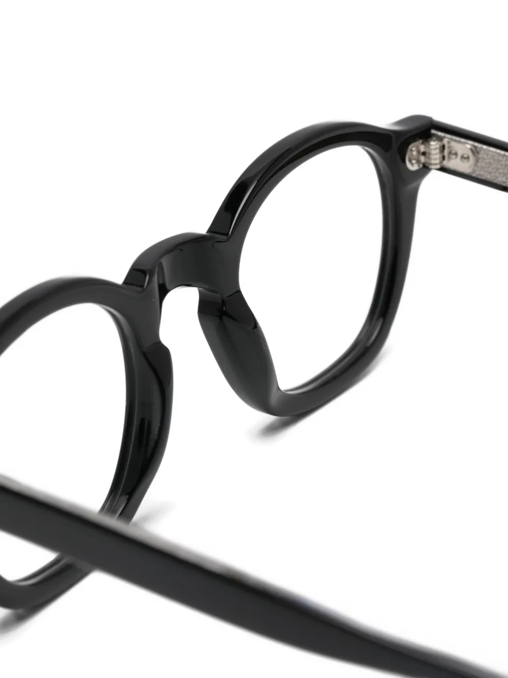  Lesca Round Nose Pads Glasses - Black 