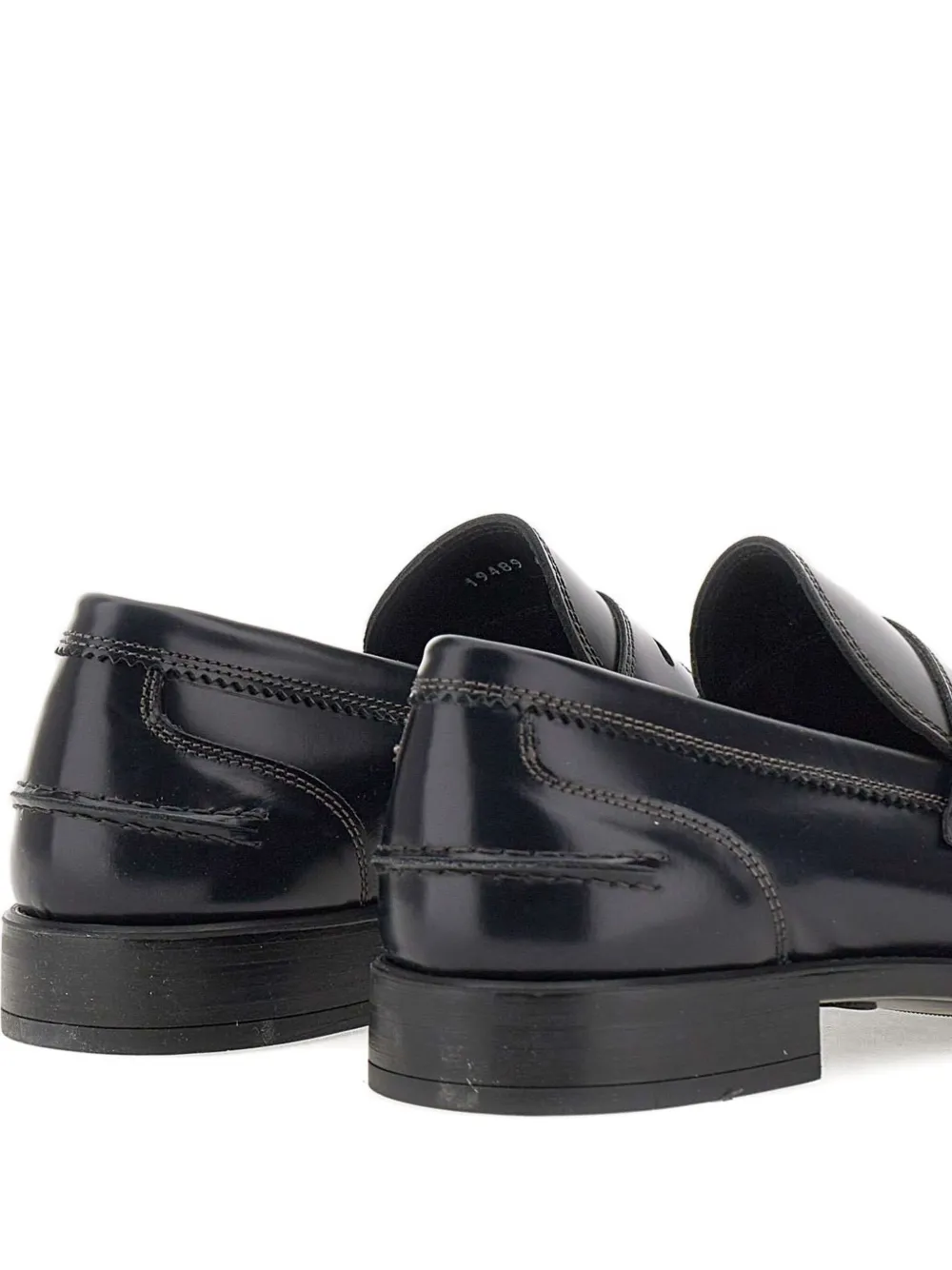 Duca Heritage Monaco leather loafers Zwart