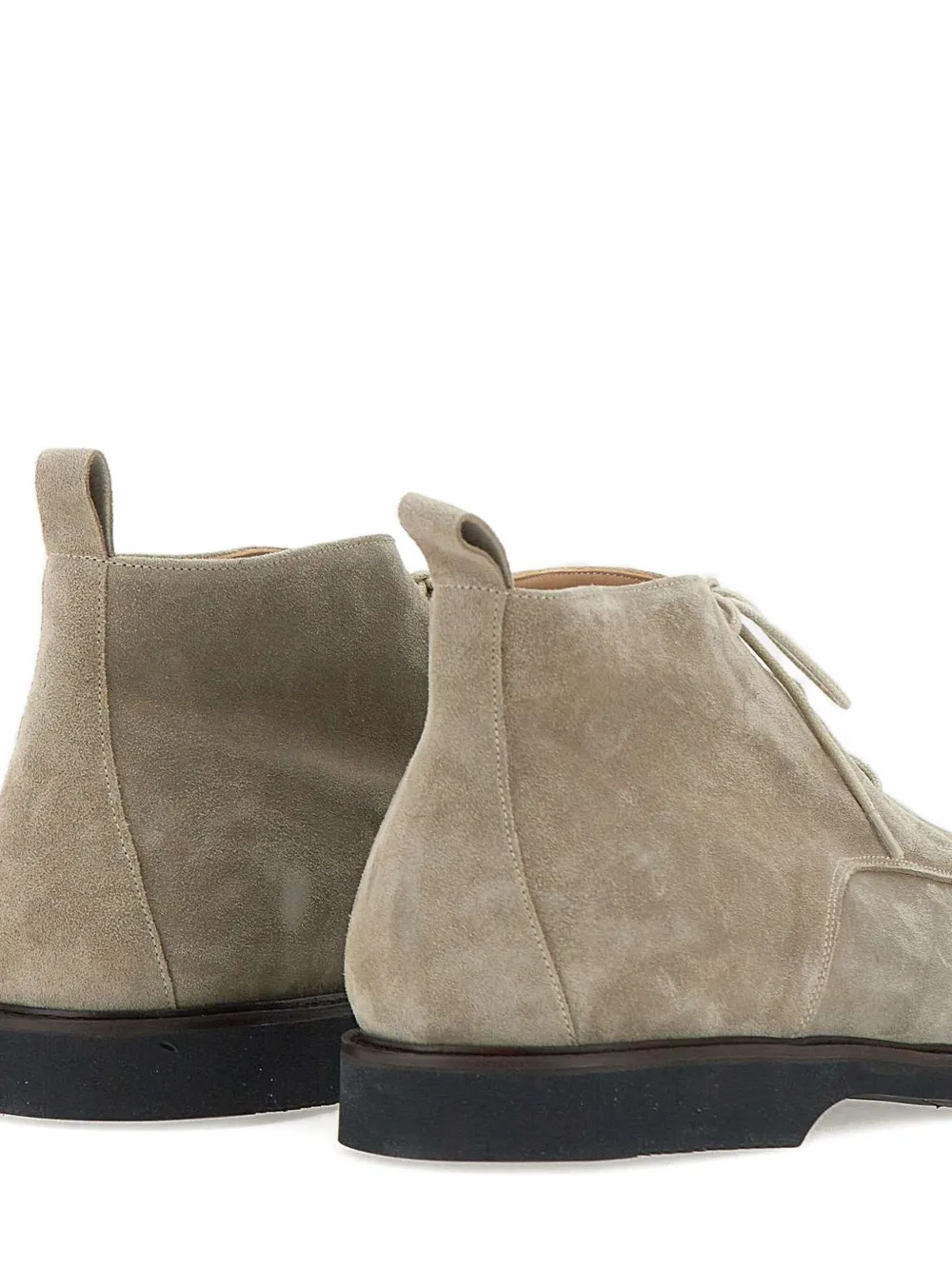 Duca Heritage Ascanio Suede Loafers In Gray