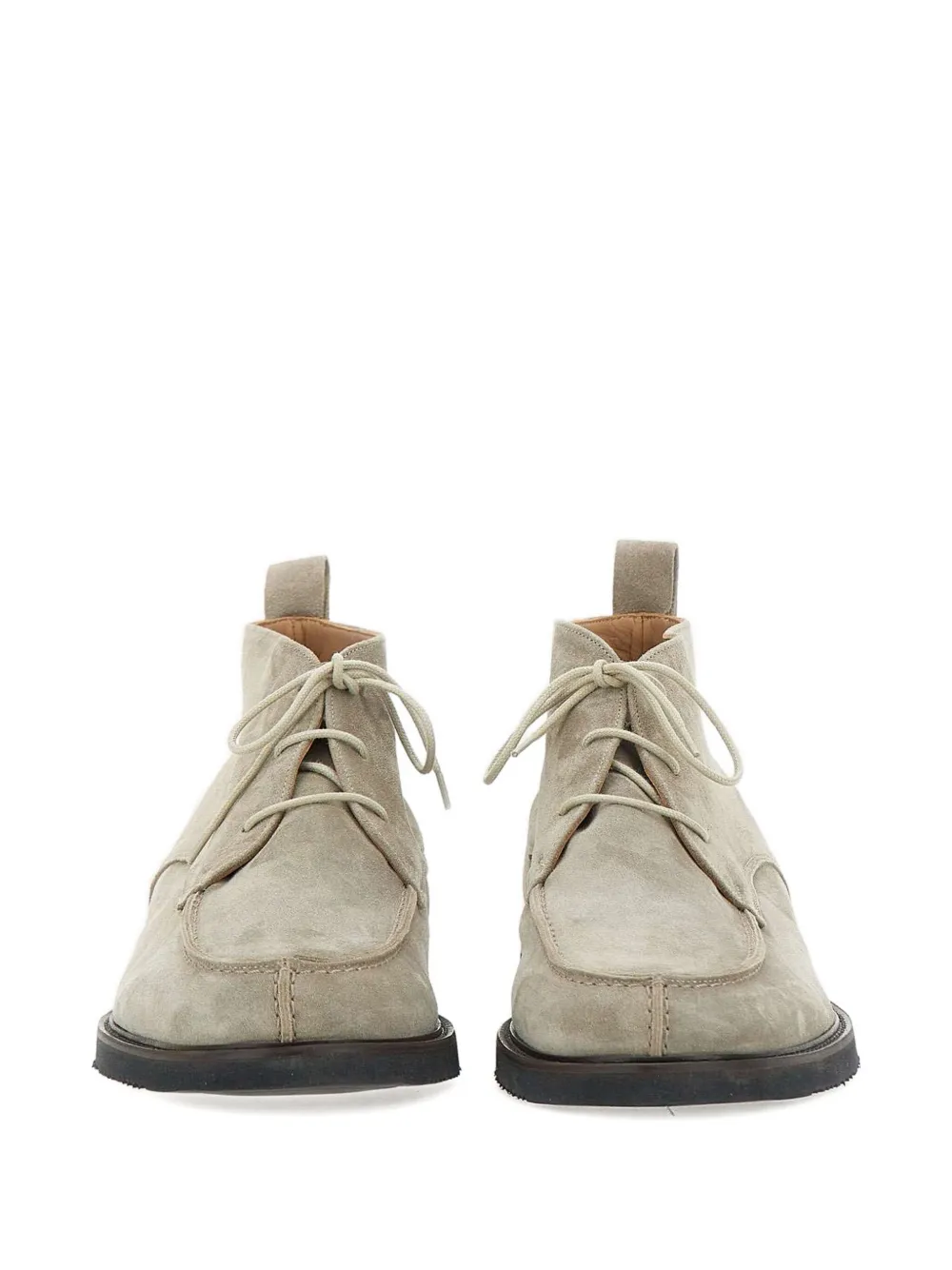 Duca Heritage Ascanio Suede Loafers In Gray